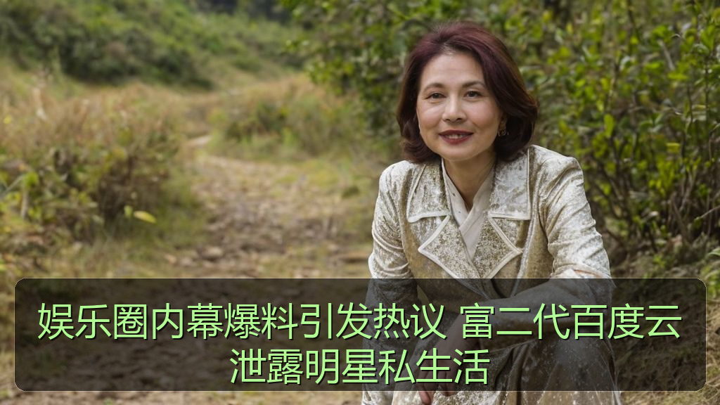 娱乐圈内幕爆料引发热议 富二代百度云泄露明星私生活