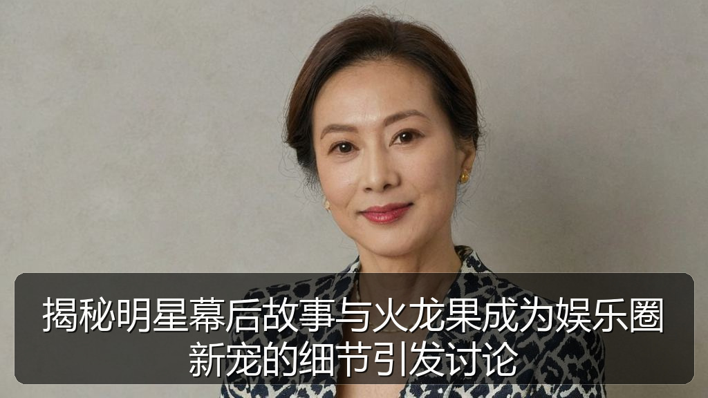 揭秘明星幕后故事与火龙果成为娱乐圈新宠的细节引发讨论
